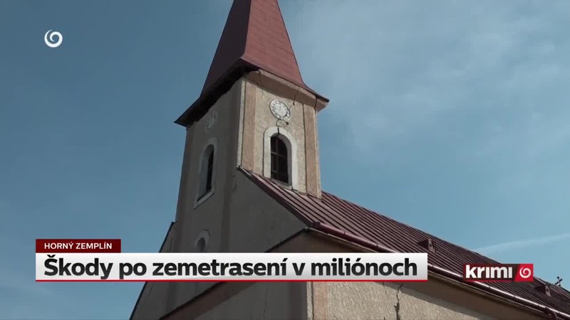 Škody po zemetrasení v miliónoch