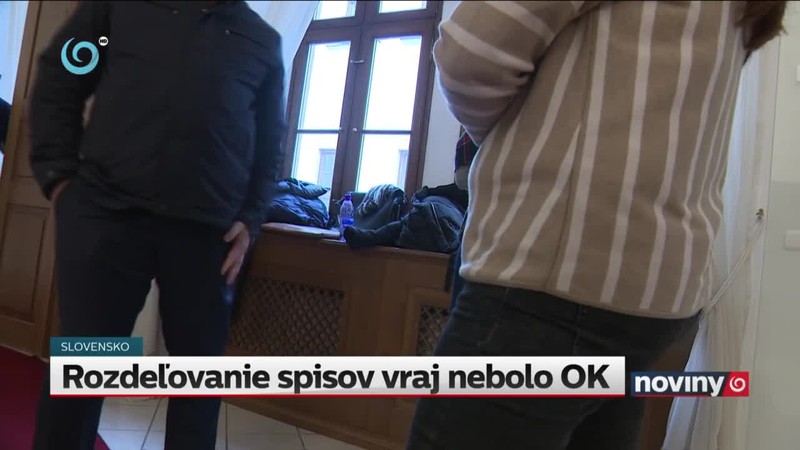 Rozdeľovanie spisov vraj nebolo OK