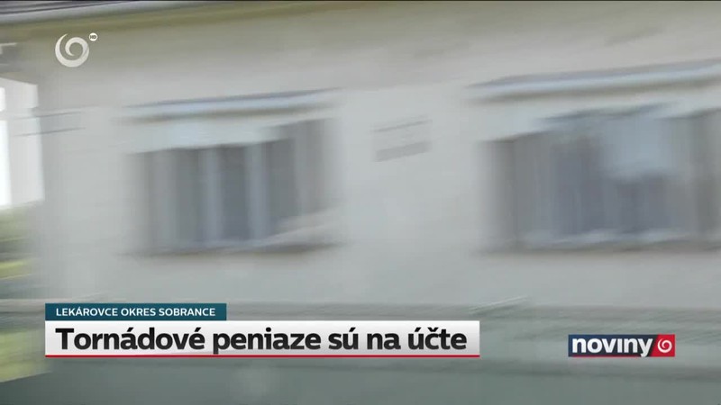 Tornádové peniaze sú na účte