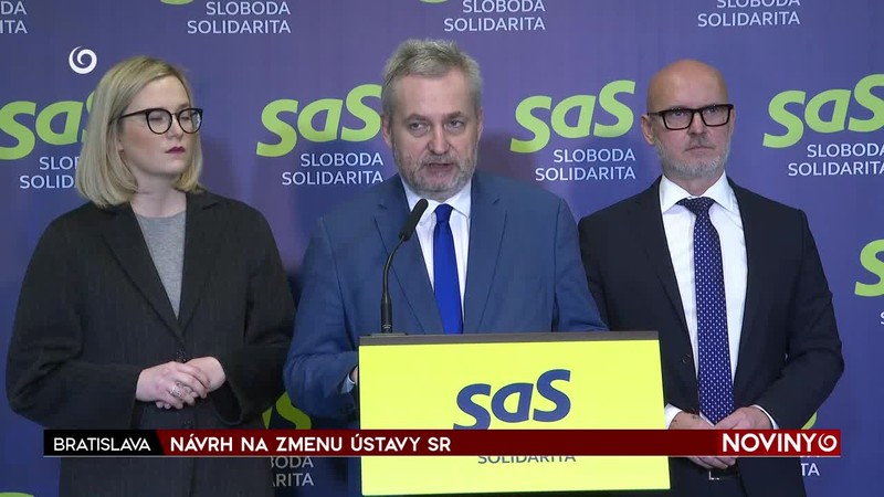 NÁVRH NA ZMENU ÚSTAVY SR