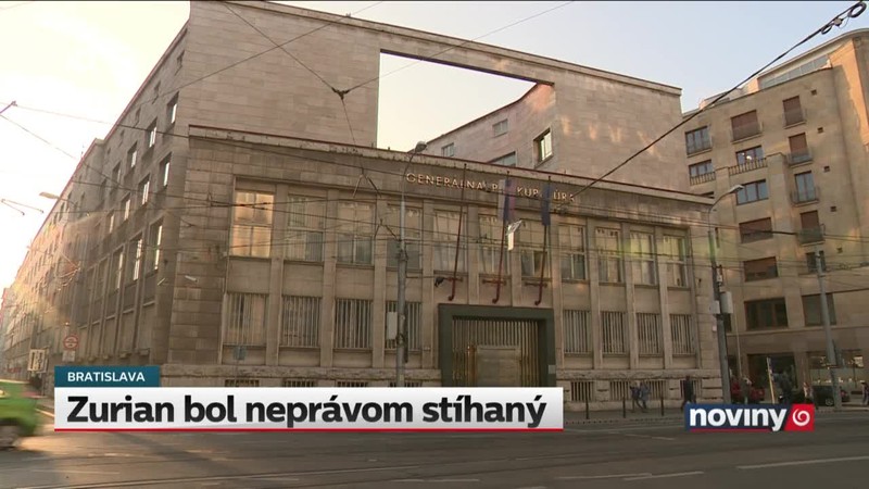 Zurian bol neprávom stíhaný