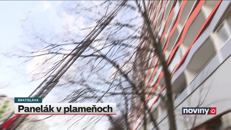 Panelák v plameňoch