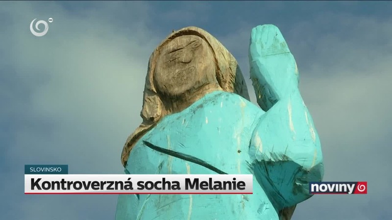 Kontroverzná socha Melanie
