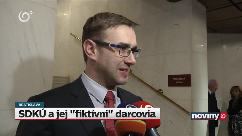 SDKÚ a jej "fiktívni" darcovia