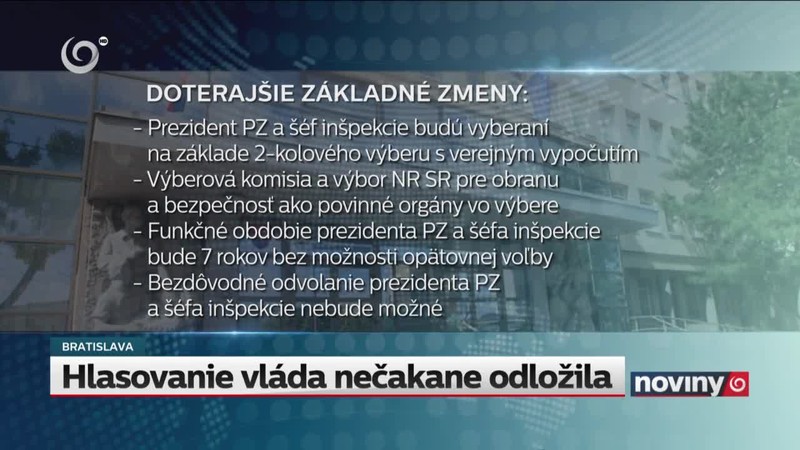 Hlasovanie vláda nečakane odložila