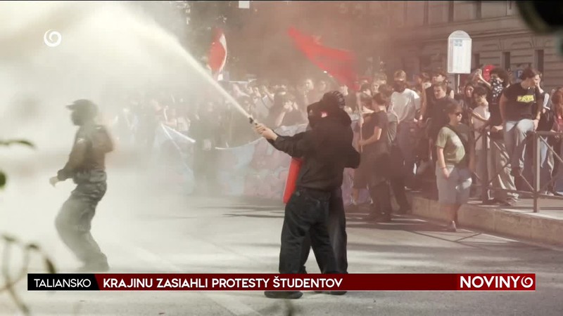 KRAJINU ZASIAHLI PROTESTY ŠTUDENTOV