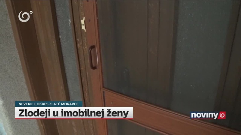 Zlodeji u imobilnej ženy