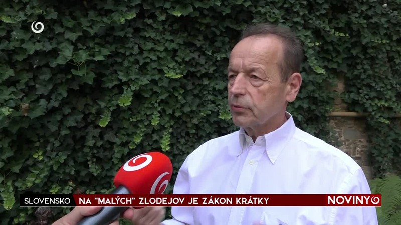 NA "MALÝCH" ZLODEJOV JE ZÁKON KRÁTKY