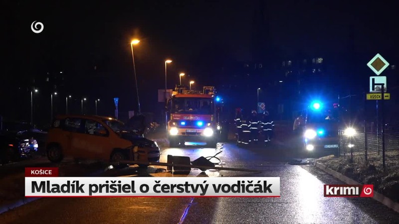 Mladík prišiel o čerstvý vodičák