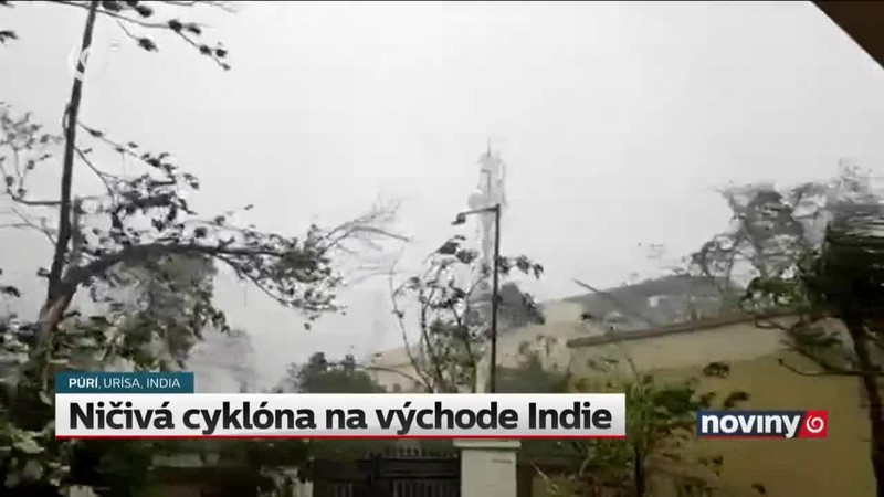 Ničivá cyklóna na východe Indie