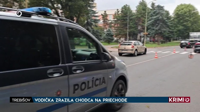 VODIČKA ZRAZILA CHODCA NA PRIECHODE