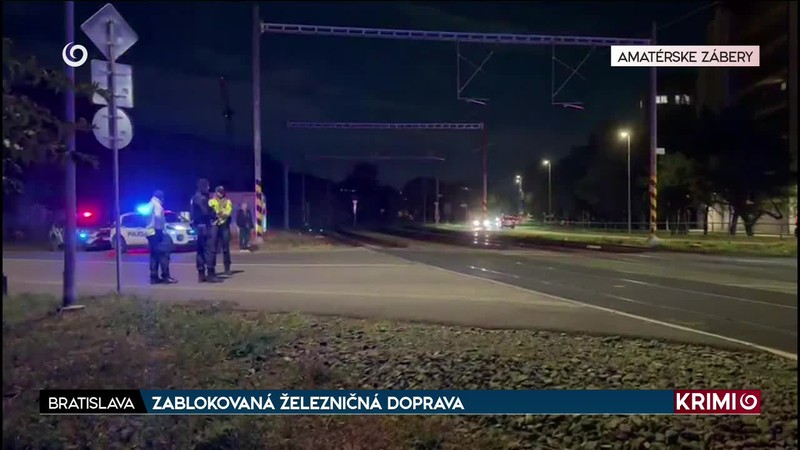 ZABLOKOVANÁ ŽELEZNIČNÁ DOPRAVA