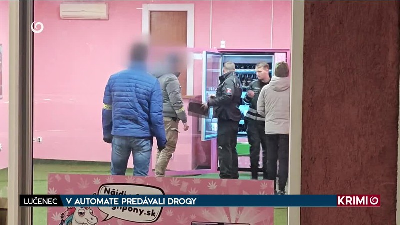 V AUTOMATE PREDÁVALI DROGY