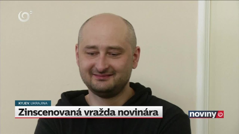 Zinscenovaná vražda novinára