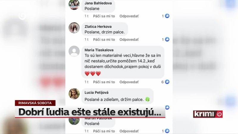 Dobrí ľudia ešte stále existujú...