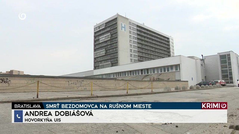 SMRŤ BEZDOMOVCA NA RUŠNOM MIESTE