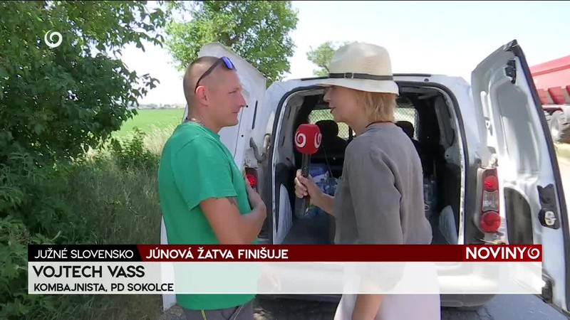 JÚNOVÁ ŽATVA FINIŠUJE