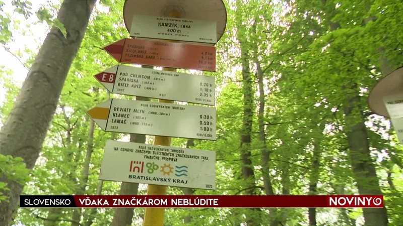 VĎAKA ZNAČKÁROM NEBLÚDITE