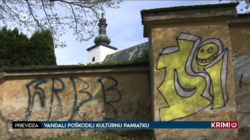 VANDALI POŠKODILI KULTÚRNU PAMIATKU