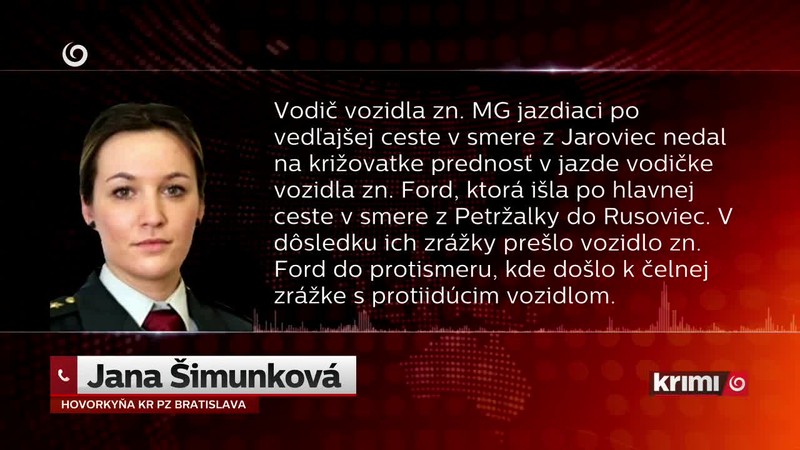 5 zranených ľudí po nehode