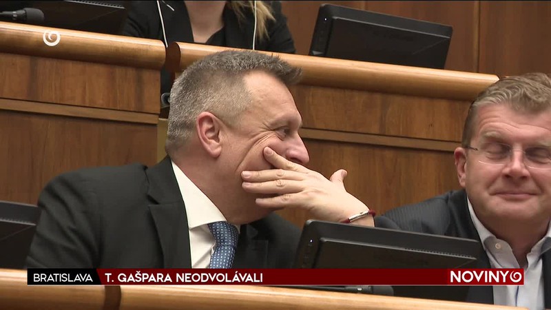 T. GAŠPARA NEODVOLÁVALI