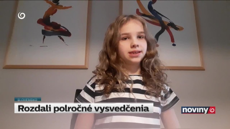 Rozdali polročné vysvedčenia