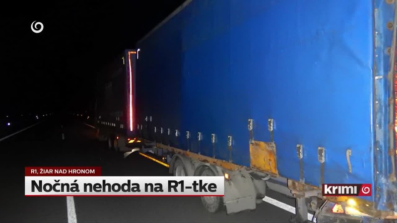 Nočná nehoda na R1-tke