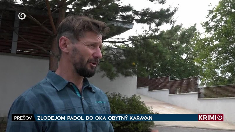 ZLODEJOM PADOL DO OKA OBYTNÝ KARAVAN