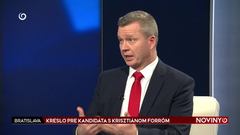 KRESLO PRE KANDIDÁTA S KRISZTIÁNOM FORRÓM