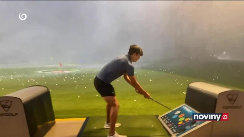 Blesk trafil golfovú loptičku