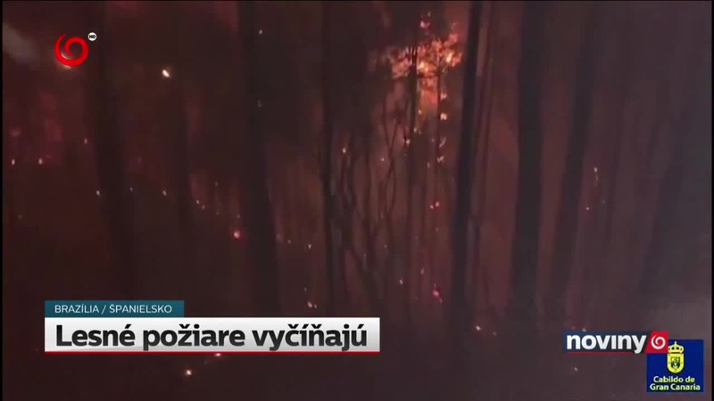 Lesné požiare vyčíňajú