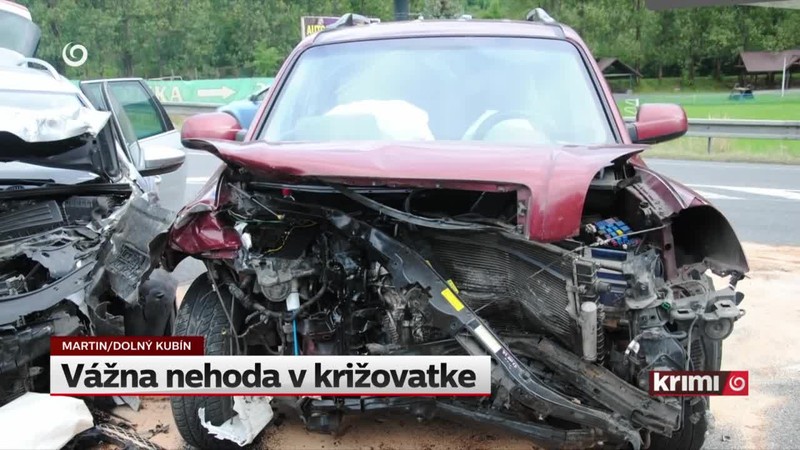 Vážna nehoda v križovatke