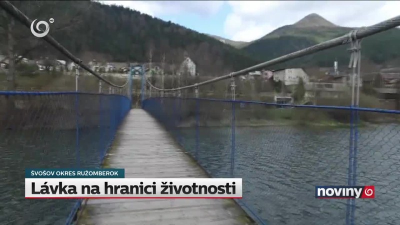 Lávka na hranici životnosti