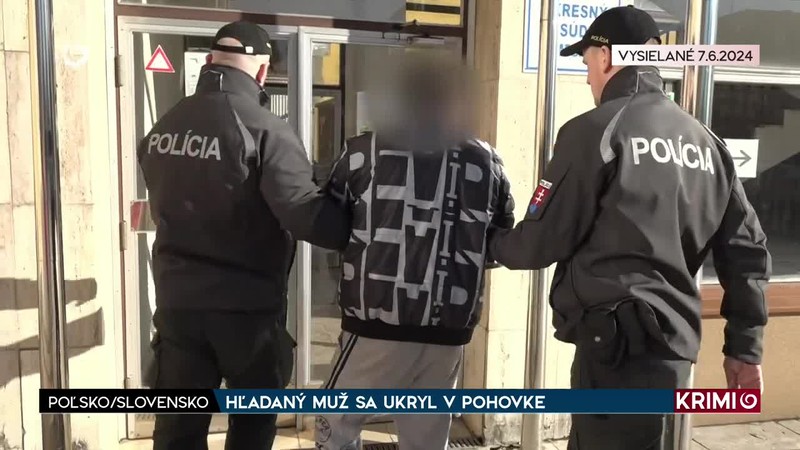 HĽADANÝ MUŽ SA UKRYL V POHOVKE