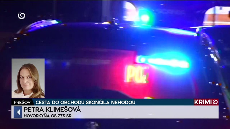 CESTA DO OBCHODU SKONČILA NEHODOU