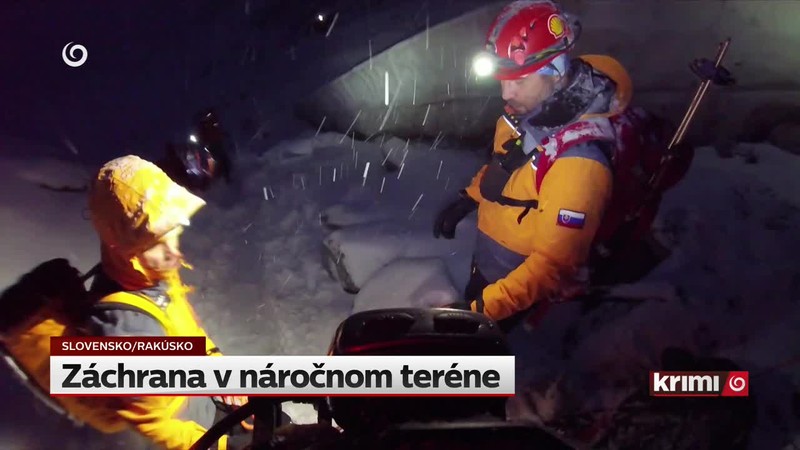 Záchrana v náročnom teréne