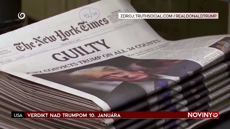 VERDIKT NAD TRUMPOM 10. JANUÁRA