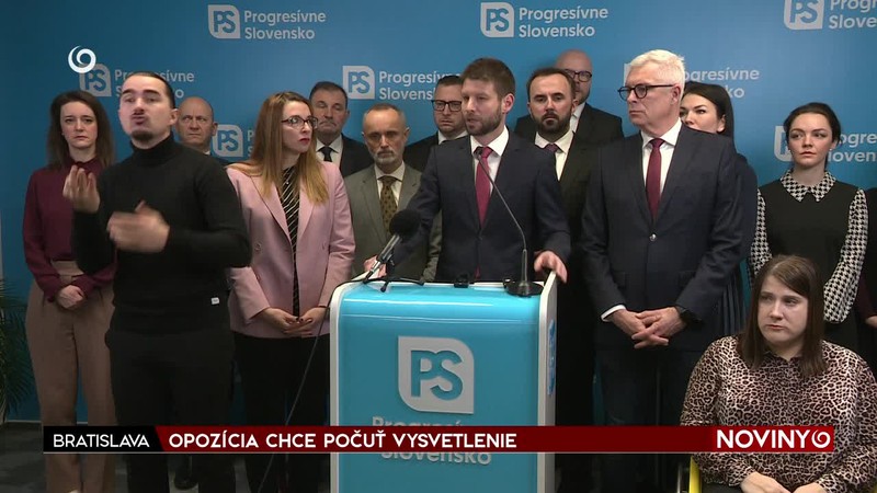OPOZÍCIA CHCE POČUŤ VYSVETLENIE