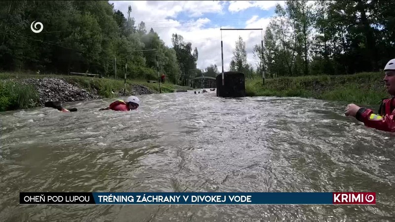 TRÉNING ZÁCHRANY V DIVOKEJ VODE
