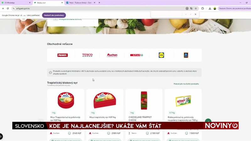 KDE JE NAJLACNEJŠIE? UKÁŽE VÁM ŠTÁT