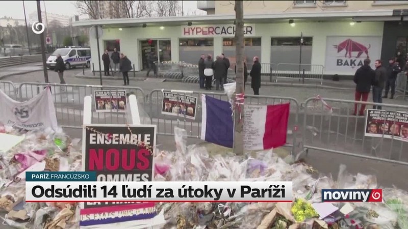 Odsúdili 14 ľudí za útoky v Paríži
