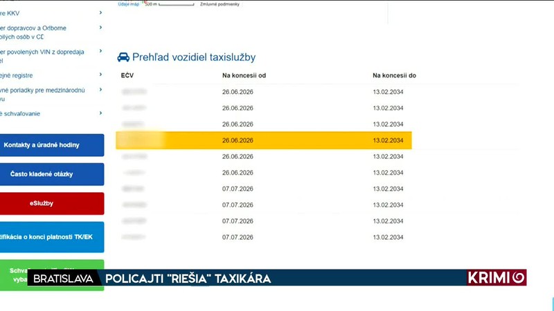 POLICAJTI "RIEŠIA" TAXIKÁRA