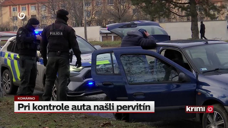 Pri kontrole auta našli pervitín