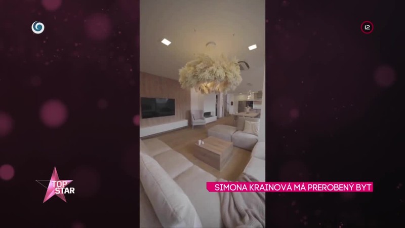 simona krainová má prerobený byt