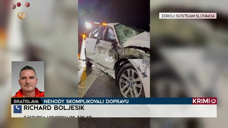 NEHODY SKOMPLIKOVALI DOPRAVU