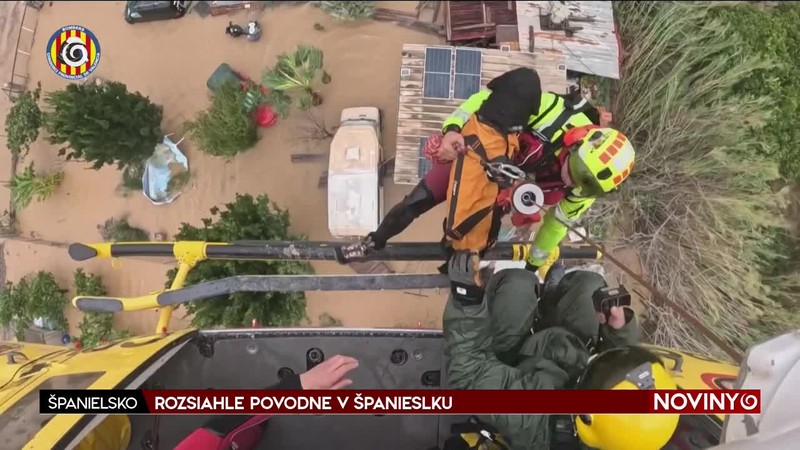 ROZSIAHLE POVODNE V ŠPANIESLKU