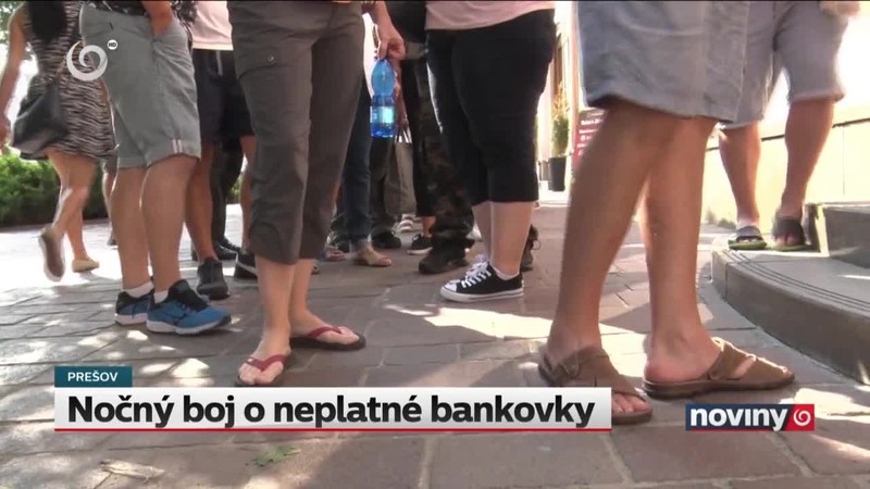 Nočný boj o neplatné bankovky