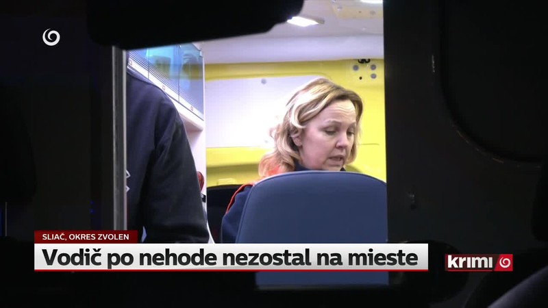 Vodič po nehode nezostal na mieste