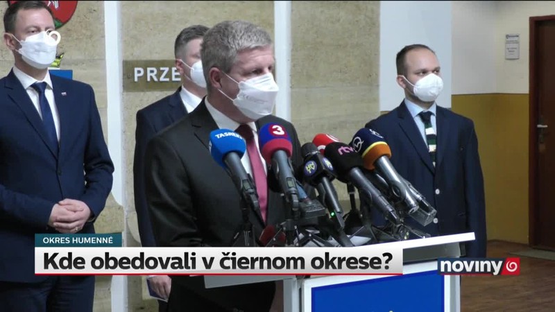 Kde obedovali v čiernom okrese?