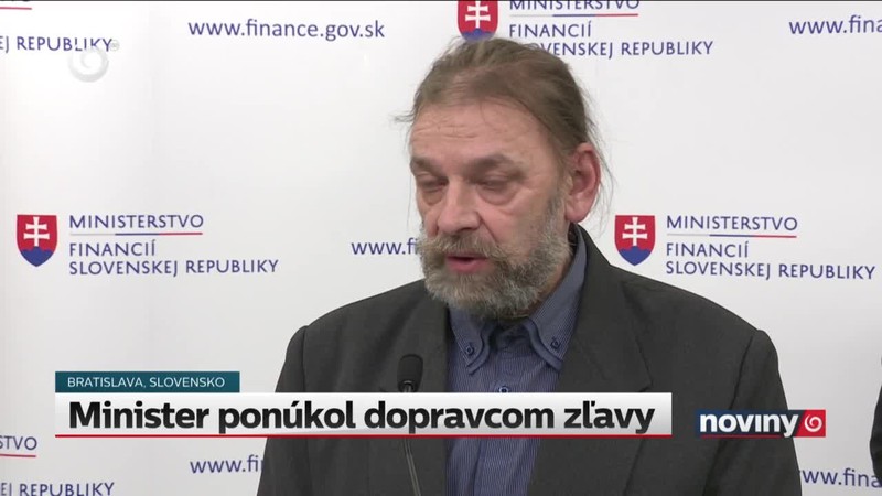 Minister ponúkol dopravcom zľavy